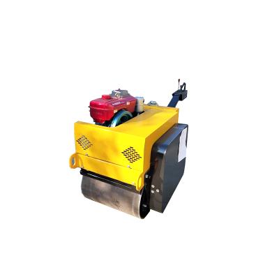 China LGMC YL34 820kg Construction Material Stores Road Construction Roller Twin Drum Vibratory Roller Gasoline Engine Remote Control Walk Behind Road Roller for sale