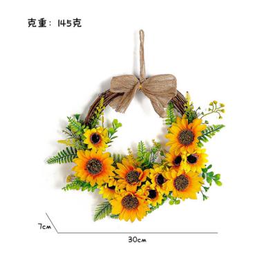 China Creative 2021 New Amazon Bee Festival Minimalist Popular Dead Branch Garland Creative Sunflower Opens Home Decoration Pendant for sale