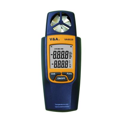 China Thermometer and Anemometer Vane Anemometer Humidity Meter Temperature Humidity Tester V&A VA8020 175 (L)*60(W)*30(H)mm for sale