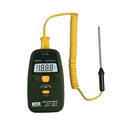 China Thermocouple Thermometer MS6501 V&A Instrument 125.2x72x27mm for sale