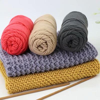 China Wholesale Cake Pastel Amazing Yarn Beautiful Recycled Cotton Blended Yarn For Hand Knitting Bag Scarf Coat Sweater for sale