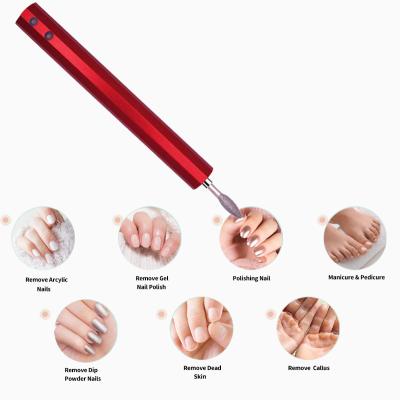 China 2022 New Handheld Radio Professional Mini Portable Rechargeable 20000rpm Electronic Nail Drill for sale