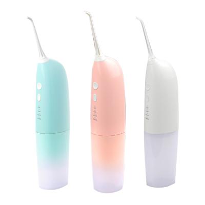 China Dental Irrigator New Arrivals Portable Oral Irrigator 3 Modes Sprinkle Usb Rechargeable Wireless Oral Irrigator Floss for sale