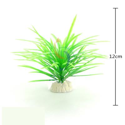 China Viable factory direct custom aquarium landscaping artificial water grass landscape decoration plant plastic water grass for sale