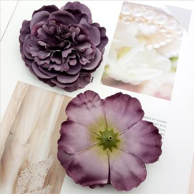 China Simple simulation wedding party home decor factory wholesale hot new design home rose big artificial silk fabric peony head for sale