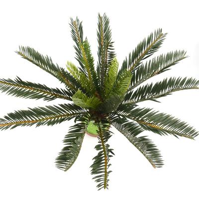 China High Quality Brand Eco-Friendly Decorative Medium Landscape OEM Hawaii Palm Greenery Green Plant Decorative Artificial Decoration for sale