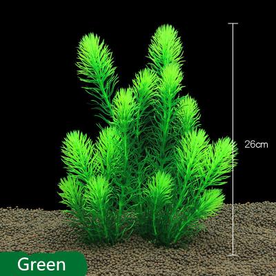 China New Sustainable Plastic Aquarium Decoration Artificial Aquatic Animals Landscape Aquatic Plants Decoration for sale