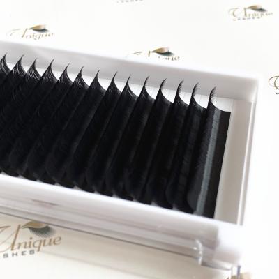 China Wholesale High Quality Russian Eyelash Extensions Long Tray Natural Super Soft Mixed 8-15mm Russian Volume Lashes for sale