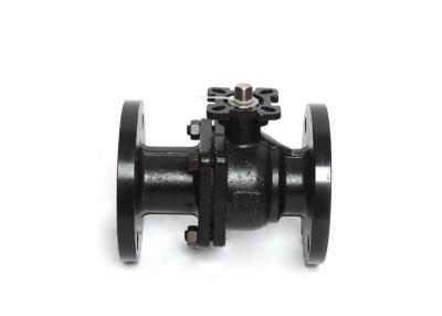 China Professional Floating Ball Valve DN15 - DN200 PN16 Flanged 2 Pieces Ball Valve for sale