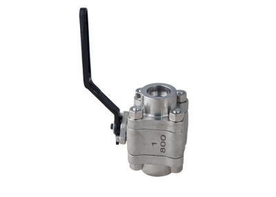 China Full Bore forged Floating Ball Valve 3pc Socket Weld Ball Valve A182 F316L for sale