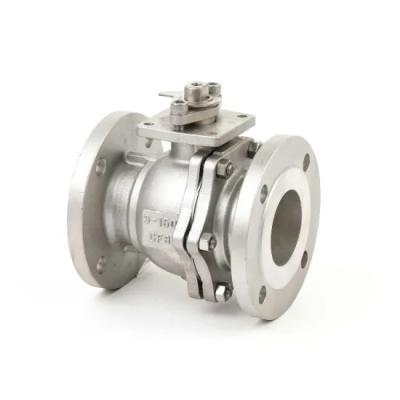 China Full Port Flanged Ball Valve 2 Pieces Valve 2 Inch Stainless Steel Ball Valve for sale