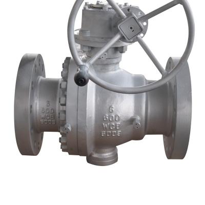 China Soft Seal Gear Flanged Operated Ball Valve 2 Inch CF8M Material JIS10K for sale