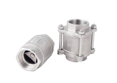 China Ball Type Industrial Check Valve 3PC Body BSPT BSPP NPT 1000 WOG for sale