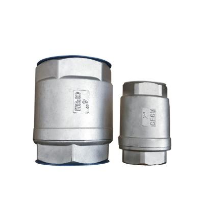 China 2PC Vertical threaded Check valve DN25 DN100 BSPT Screwed 1000 Psi for sale