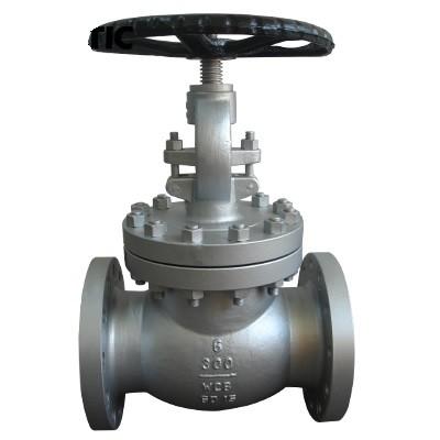 China RF Flanged Cast Steel Globe Valve 6 Inch CL300 ASME B16.34  BS 1873 for sale