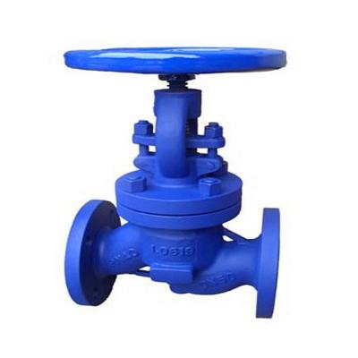 China EN1092 Bellow Seal Bonnet Globe Valve,1.0619 body,dn50,flanged to pn40,handwheel operated for sale