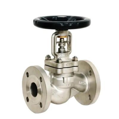 China DIN3356,EN1092,Bellow Seal Globe Valve 1.4308,1.4408,bolt bonnet,DN50,Flanged end to PN16 for sale