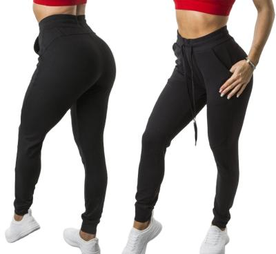 China Anti-Wrinkle Ladies Custom Sports Tracksuit Jogger Pants Oversized Running Women Mask Sports Sweatpants Women for sale