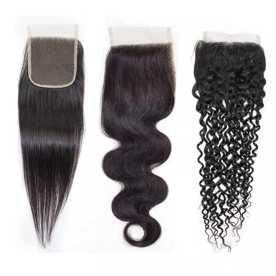 China Wholesale HD Transparent Soft Thick Raw Thin Lace Closure 4X4 5X5 6X6 7x7, Brazilian Virgin Hair 4X13 6X13 HD Lace Frontal Closure for sale