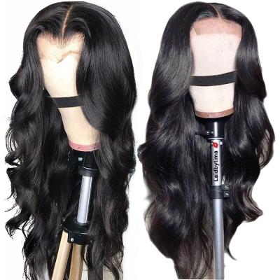 China Body Wave 13x4 Lace Front Wig Lace Front Wig Long Wig Human Hair Pre Plucked Melted Hairline Wig For Women for sale