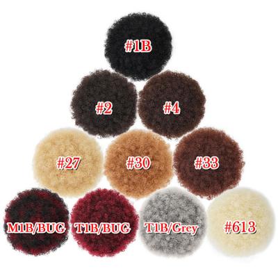 China Updo Factory Price Afro Bun Cheap Messy Short Straight Hair Piece Thick Hair Bun Scrunchies Chignon Hair Bun 15 Colors for sale