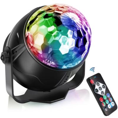 China LED Magic Ball Sound Activated Magic Ball Light Led Light Colorful Disco KTV Bar Disco Dancing LED Stage Lights With Base for sale