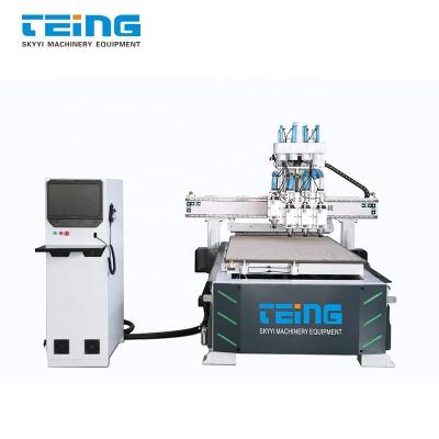 China 1325 CNC-Router für Holzbearbeitung mit 0,02 mm Wiederholgenauigkeit und Spindelgeschwindigkeit von 0-18000 Rpm zu verkaufen