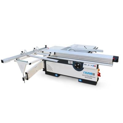 China 5.5KW 1.1KW Houtpleisterzaag snijmachine Schuiftafelpaneelzaag voor houtbewerking Te koop