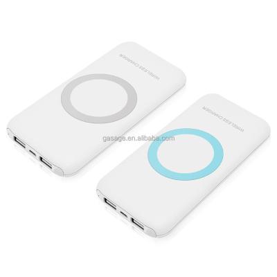 China MI OPPO VIVO Power Bank High Capacity 12000mAh Li-ion Polymer Battery DC 5V 2A USB Wireless Charger for sale