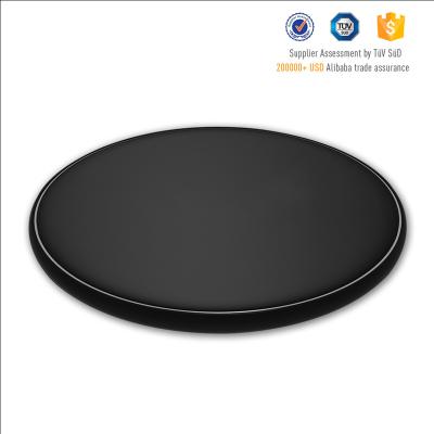 China Mobile Phones Fast Charging Ultra Thin LED QI Mobile Phone Wireless Charger for sale