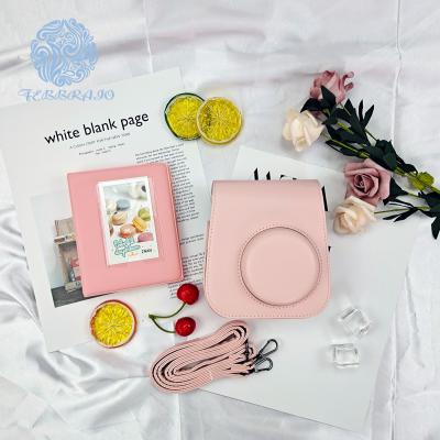 China Nice Gift Set 11 Instax Mini Cameras Mini Size PVC Photo Album Faux Leather Bag Mini Camera Accessory Bag 3 Inch for sale