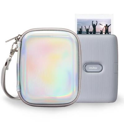 China Wholesale price Fashiontable Luminous zipper bag multifunction lazer protective EVA case for fujifilm instax link mini for sale