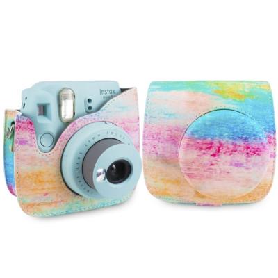 China Effects Camera Protective Case For Fujifilm Instax Mini 8/9 Two Layer Fabric Good Quality PU Leather for sale