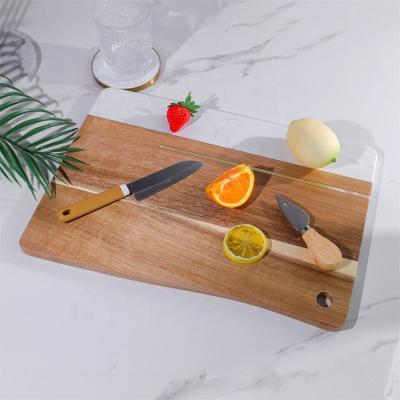 China Viable Wholesale Natural Stone Carrara White Marble And Cheese Cutter Wooden Panels Kitchen Accessories for sale