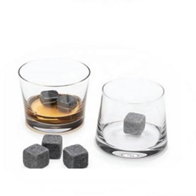 China Disposable Bar Accessories Rocks Wine Cooler Stone Ice Cubes Natural Marble Set for sale