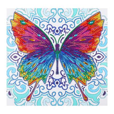 China Abstract Diamond Painting Unicorn 5D Diamond Embroidery DIY Alien Butterfly Embroidery Diamond Painting for sale