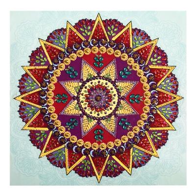 China Custom Pictures 5D Crystal Diamond DIY Diamond Painting Home Decoration Mandala Cross Stitch Modern Special Wall Painting for sale