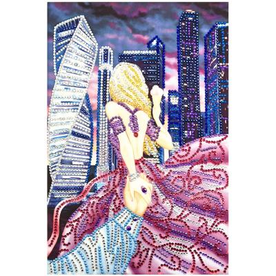 China Custom Picture Diamond Painting Home Decoration Support Modern Couples 5D Crystal Diamond Painting DIY Stranger for sale