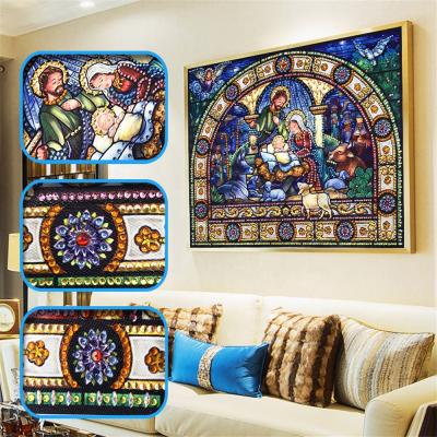 China Modern Religious Family Crystal Diamond 5d Shape DIY Special Adult Custom Diamond Painting for sale