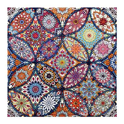 China Modern Special Shape Diamond Painting Custom Photo of Mandala Flower 5D Crystal Diamond DIY for sale