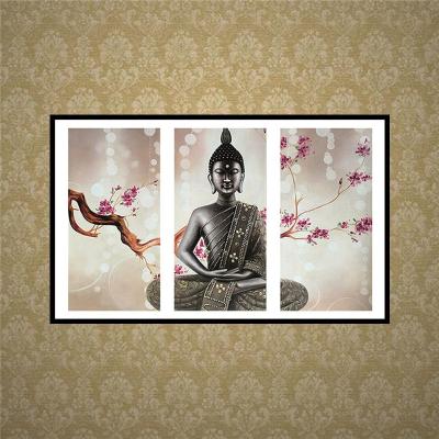 China DIY 5D Diamond Painting Classic Diamond Cross Stitch Background Buddha Statue Home Decoration Diamond Embroidery for sale