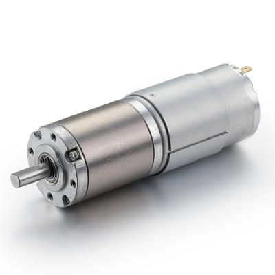 China 550 PMDC Totally Enclosed Motor Fishing Permanent Magnet 12 Volt 24 Volt Motor High Efficiency Electrical Products DC Brush Planetary Gear Motor for sale