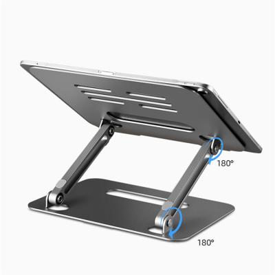 China 50-170mm Aluminum Alloy Adjustable Foldable Bracket for Universal Size for Laptop and Tablet up to 12.9 inch for sale