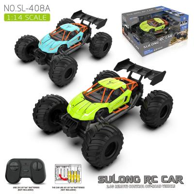 China [2023 New] Big Monster Truck 1:14 Scale RC Car 2.4 GHz All Terrain Monster Truck Climbing Car For Boys 8-12 for sale