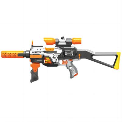 China Toy Gun Toy Gun DIY Assembling Electric Drum 10-Dart Revolving Blaster with Nerf-Compatible EVA Soft Bullet Gun Darts for sale