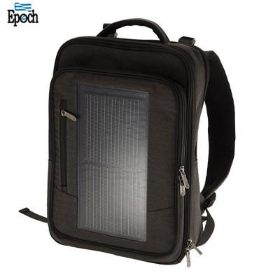 China Promotional Vintage Wide Open Vintage Solar Panel Wholesale Solar Backpack For Adults for sale