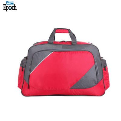 China Wholesale Best Selling Fashion Casual Style Red Color Polyester Large Capacity Tote Bags Travel Bags for sale