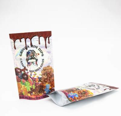 China Factory Custom Printed Sugar Food Packaging Plastic Packaging Aluminum Foil Mylar Stand Up Pouch Bag Die Cut Mylar Bag for sale