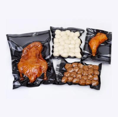 China Customized Food-Grade Kitchen Storage Bags Food Black Heat Seal Packaging Plastic Biodegradable Food Vacuum Pouch for sale