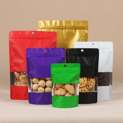 Chine L'emballage Matte Stand Up Pouch k de biscuits sentent la preuve Mylar en plastique avec la fenêtre à vendre